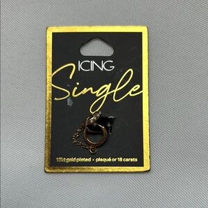 ICING Single 18kt Gold Plated Earring